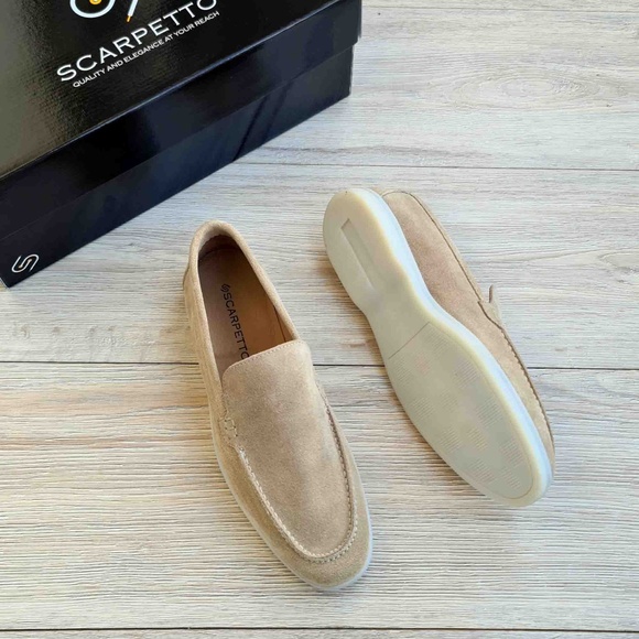 Handmade Slip-On Mens Yacht Loafer - Picture 3 of 5